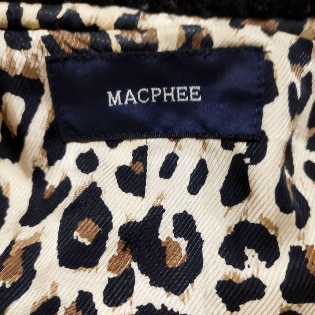 TOMORROWLAND MACPHEE ラムレザー レオパード スタジャン M