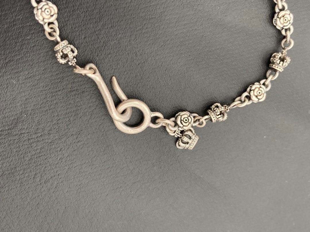 Justin Davis ローズ ネックレス クラウン 40cm