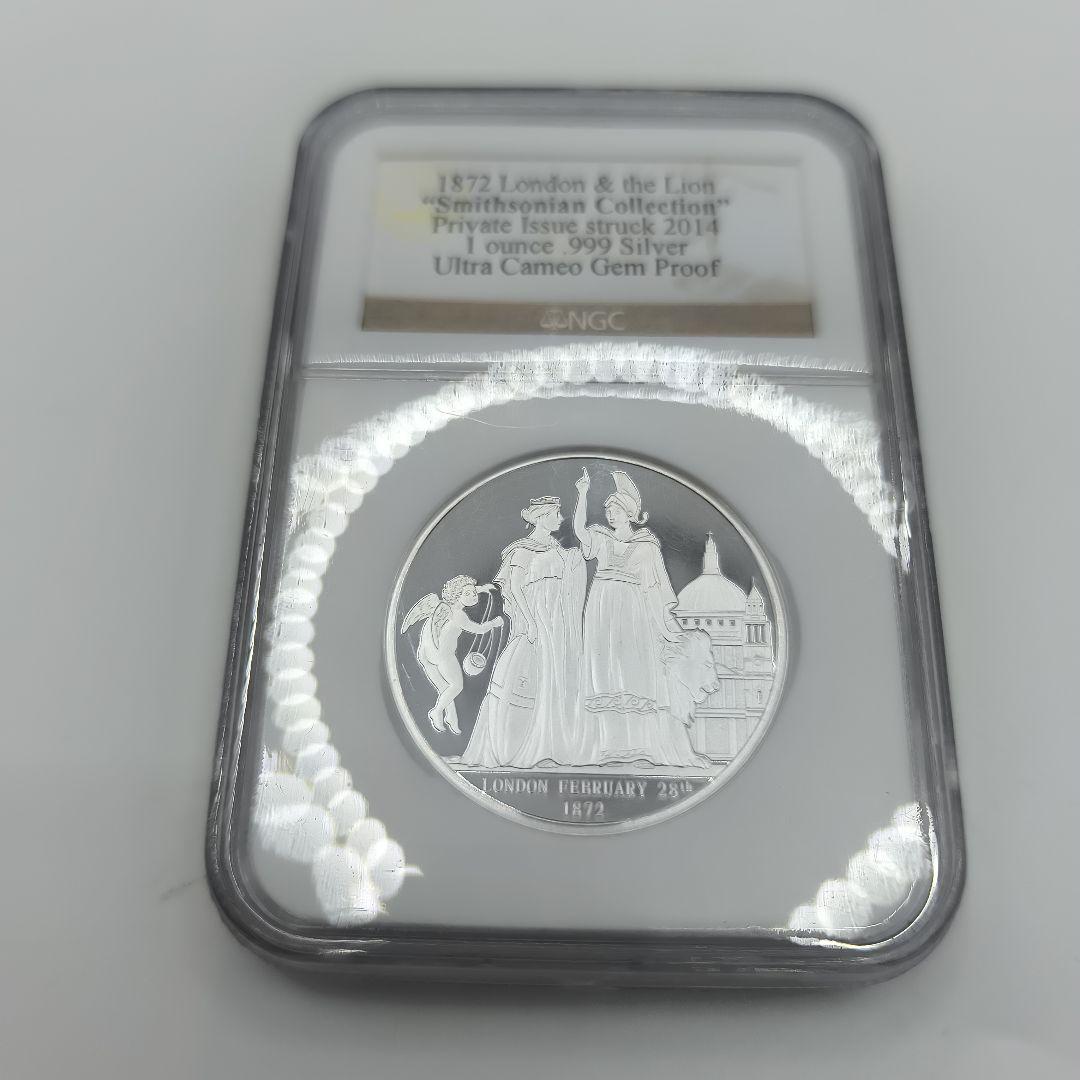 ぷ*ん様 1872年 クイーン・ビクトリア 銀貨