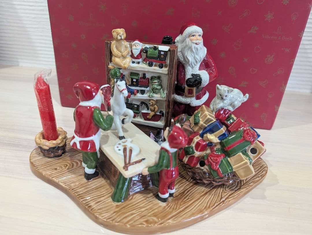 Villeroy & Boch　ビレロイボッホ クリスマス 陶器　置物　箱付き