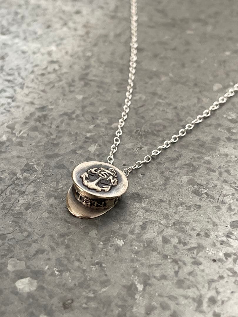 40's スウィートハートジュエリー シルバー USN スターリングネックレス