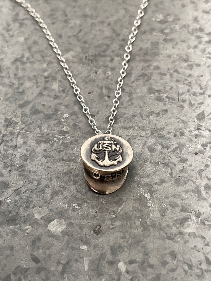 40's スウィートハートジュエリー シルバー USN スターリングネックレス