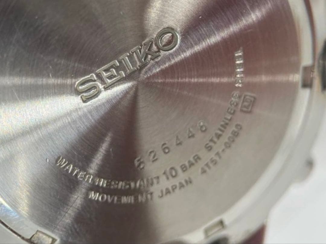 希少　SEIKO クロノグラフ 腕時計 100M防水