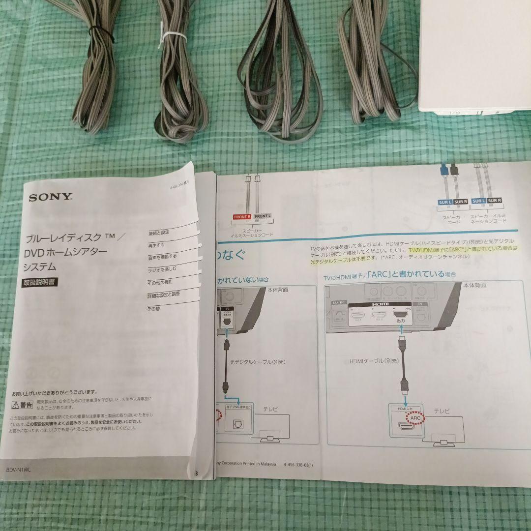 ソニー5.1chホームシアターシステムBDV-N1WL