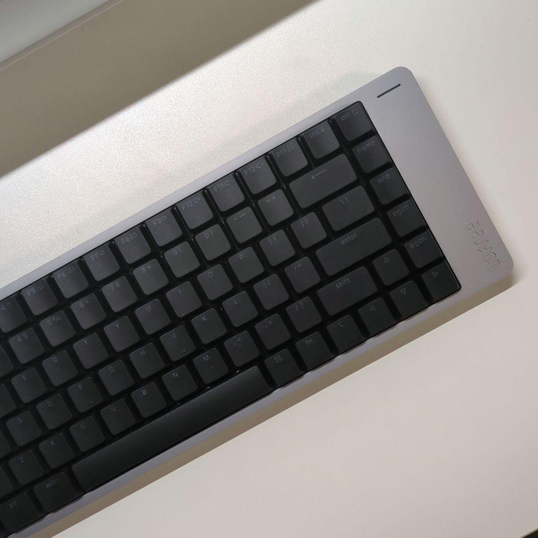 lofree flow2　キーボード　ロープロファイル　スペースグレー　84キー