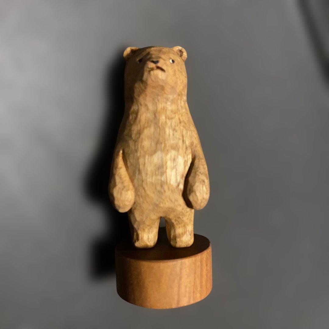 江籠正樹　熊　置物　新品未使用