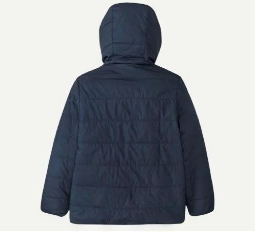 パタゴニア　ボーイズリバーシブルレディフレディフーディー　XXL ネイビー　新品
