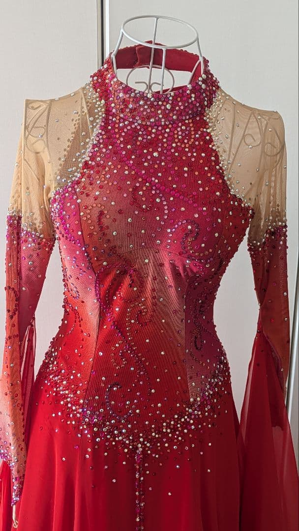 社交ダンス　スタンダードドレス　フジタ製