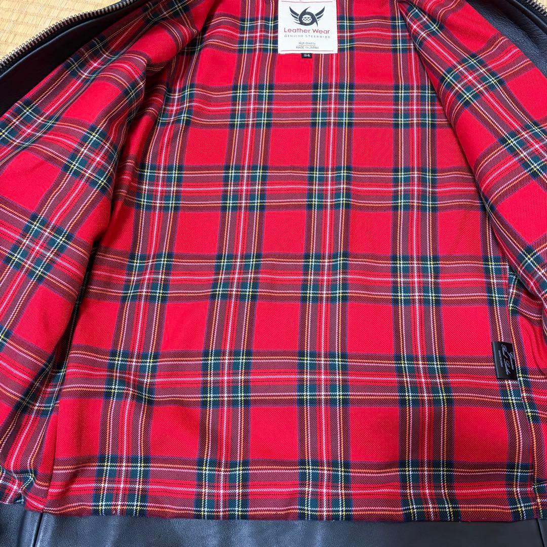 【日本製】666 ライダース　LJM-9TF ブラック　34 赤タータン