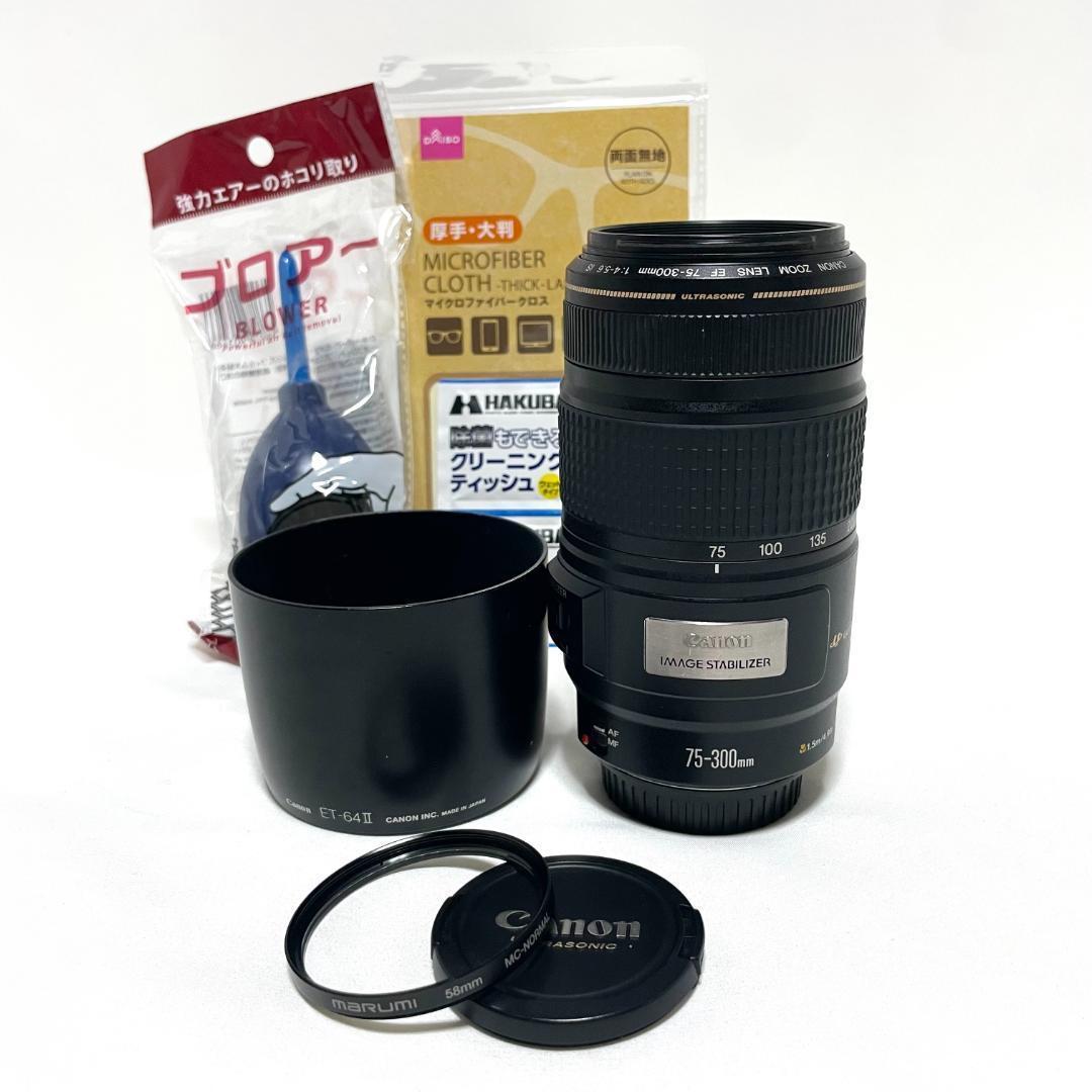 動く一瞬を捉える❣️ Canon EF 75-300mm IS USM 超望遠