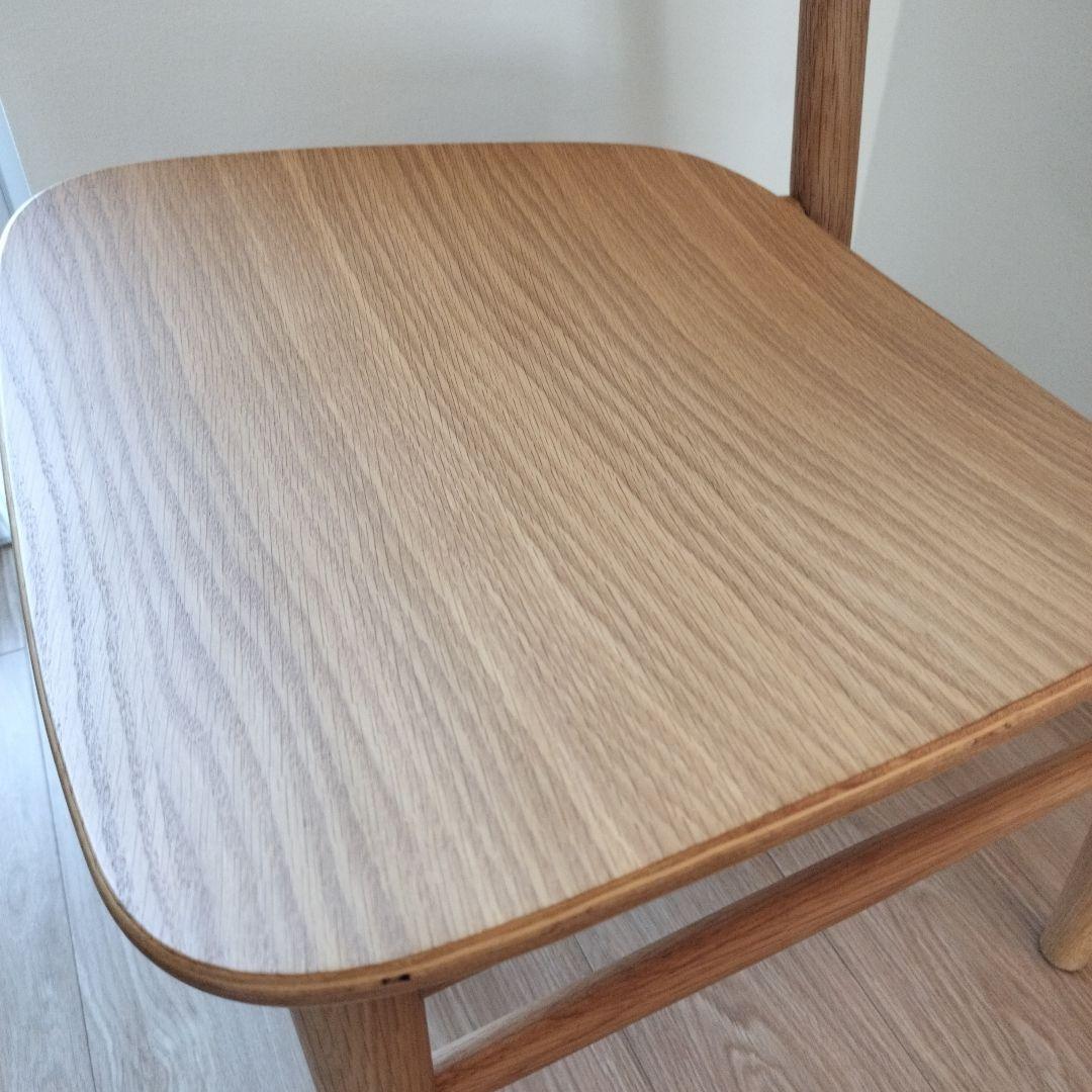 無印良品　オーク材　ラウンドチェア