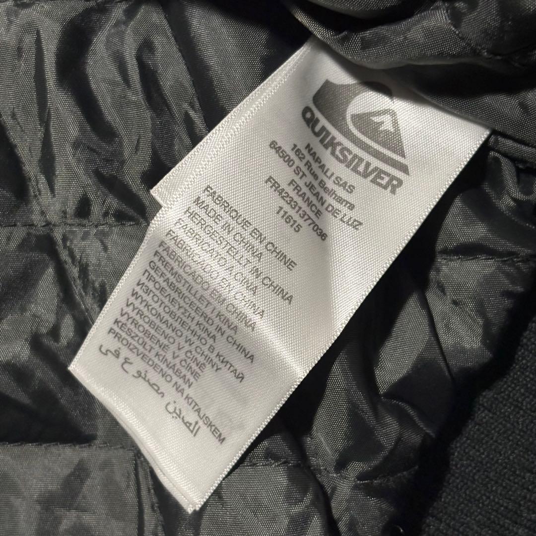 00s Quiksilver クイックシルバー アクティブジャケット　ブラック