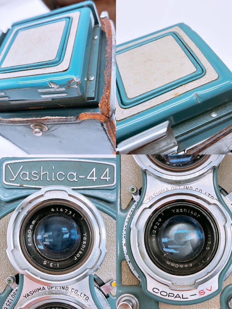 ひ*ろ様 【動作未確認】 Yashica-44 二眼レフ ヤシカ 昭和レトロ カ