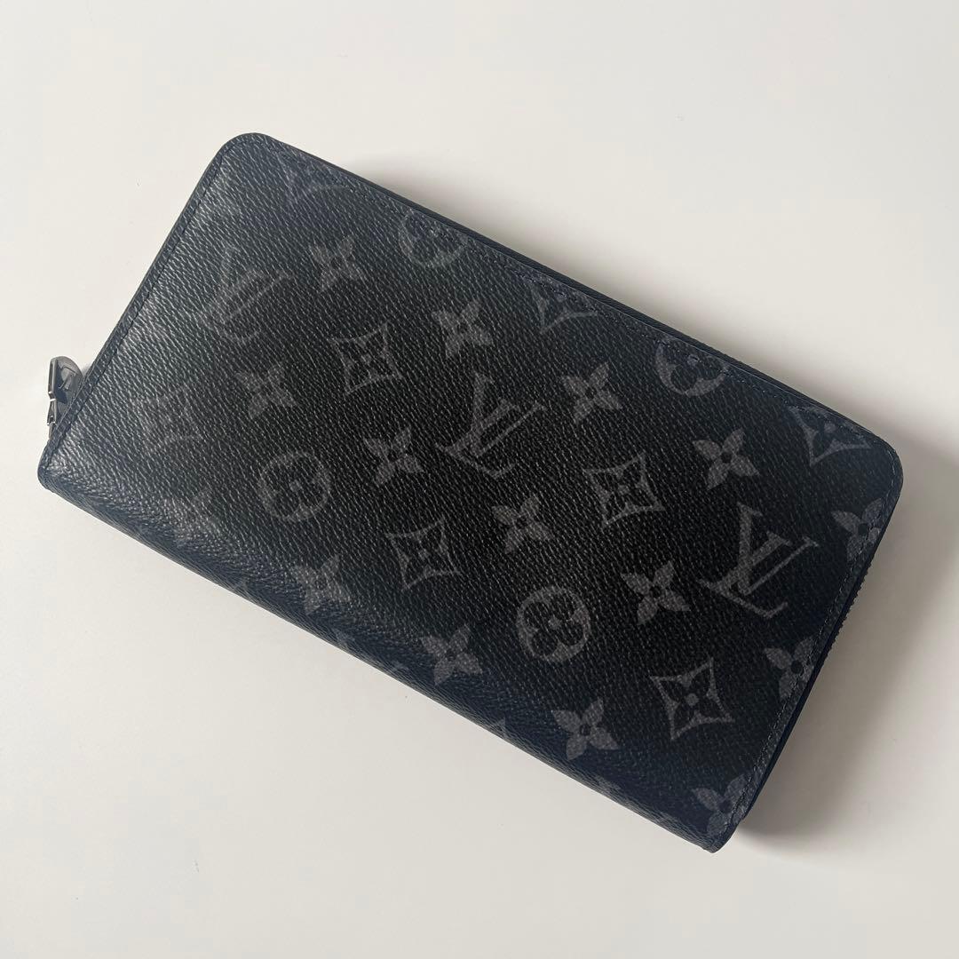 ルイヴィトン　モノグラム エクリプス ジッピー・オーガナイザー NM　ブラック