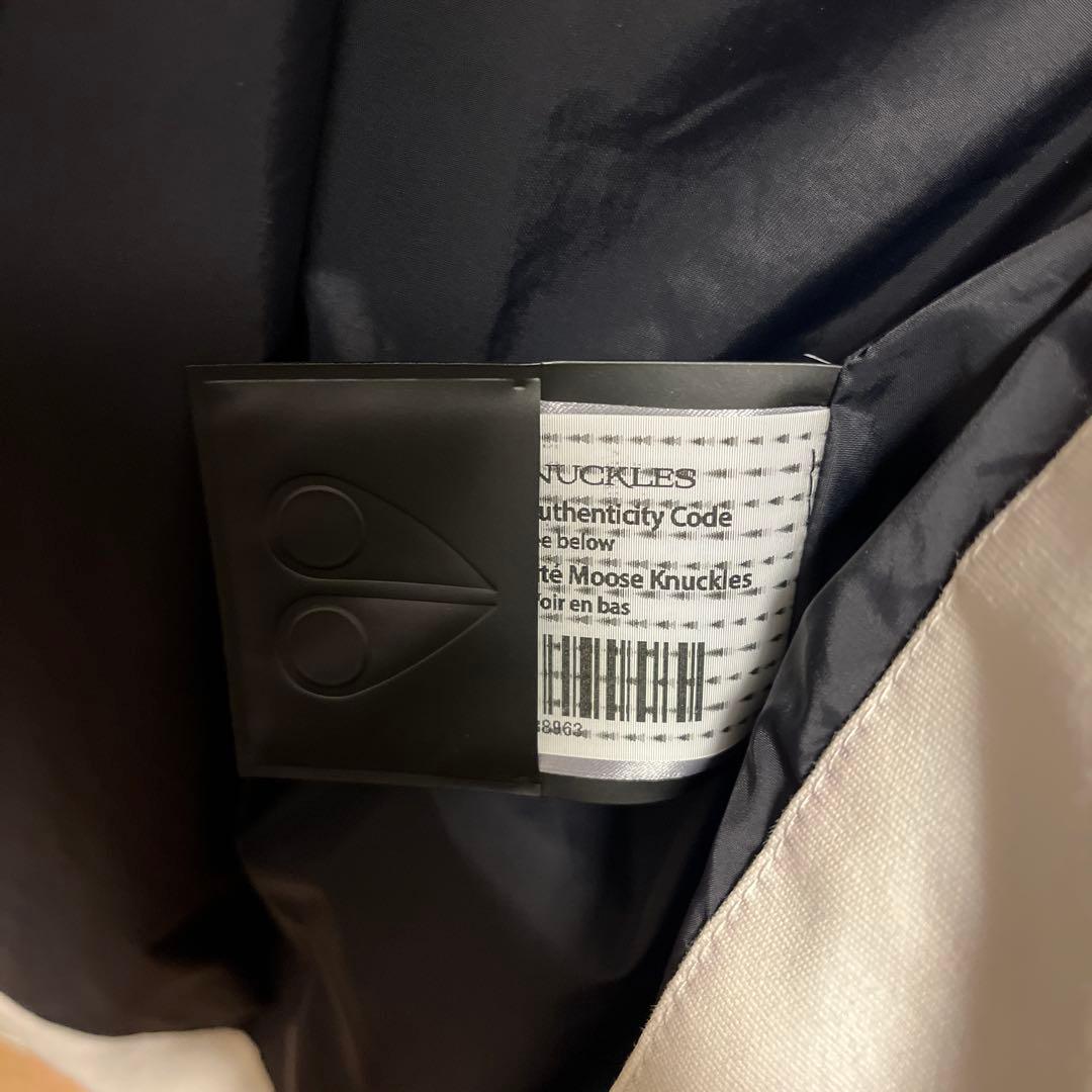 MOOSE KNUCKLES ダウンジャケット ホワイト