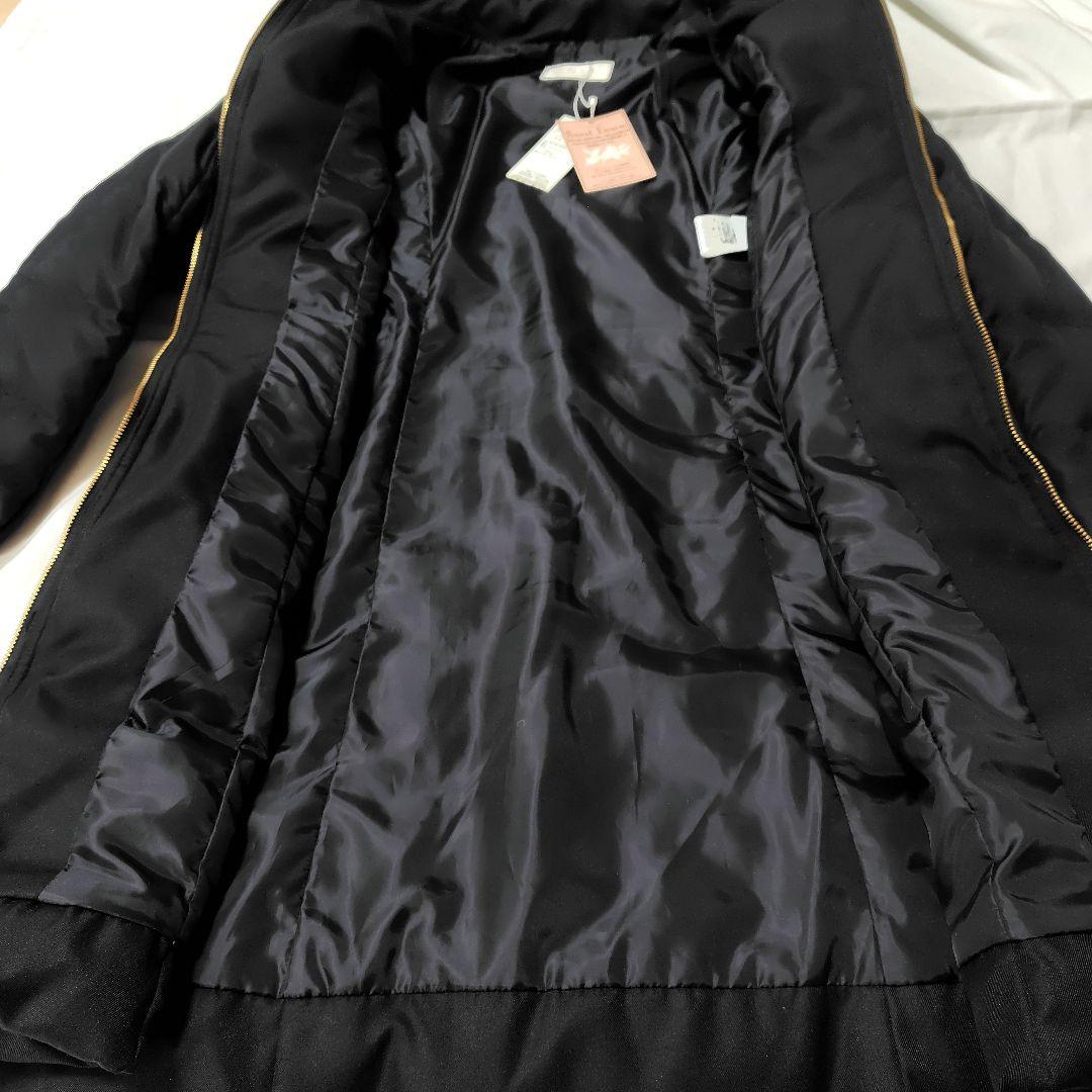 【新品未使用】anySiS ロングダウンコート ショールカラー 洗える 黒 S