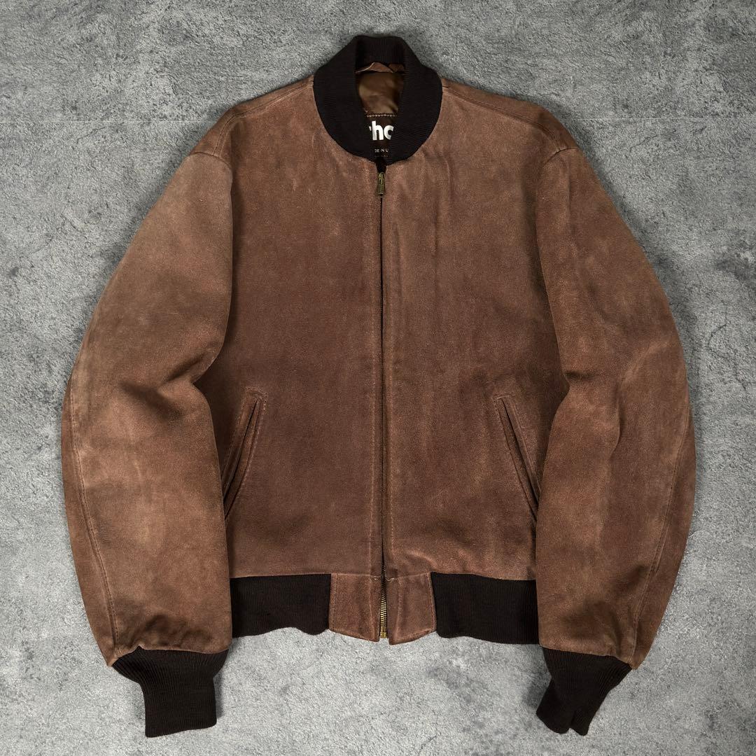 Schott 80s 90s スエード レザー ボンバージャケット ショット