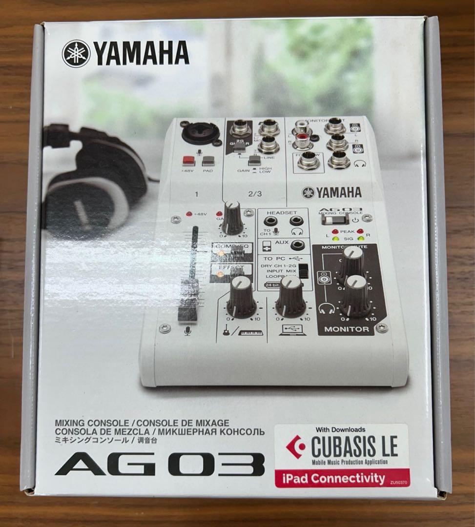 YAMAHA製ミキシングコンソールAG03