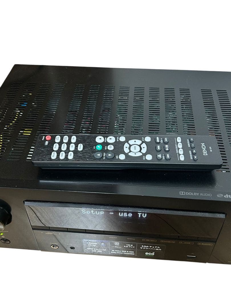 【美品】 DENON デノン AVアンプ5.2ch AVR-X550BT