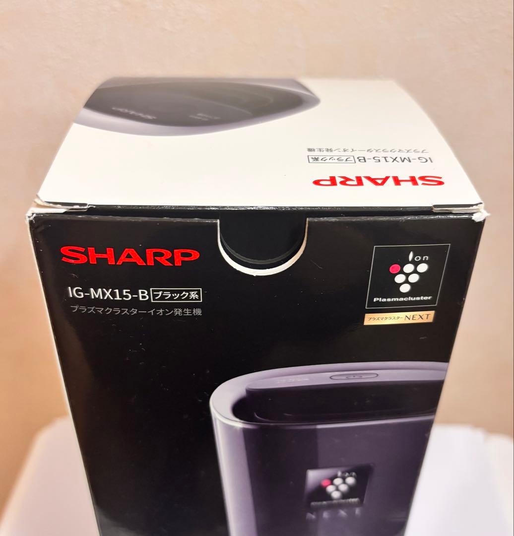 SHARP IG-MX15-B ブラック プラズマクラスターイオン発生器