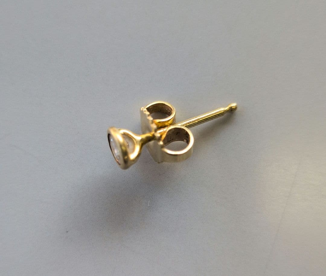 Tiffany バイザヤード ピアス K18YG 　片耳