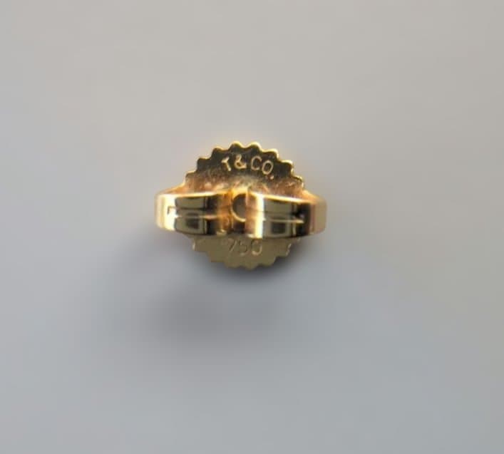 Tiffany バイザヤード ピアス K18YG 　片耳