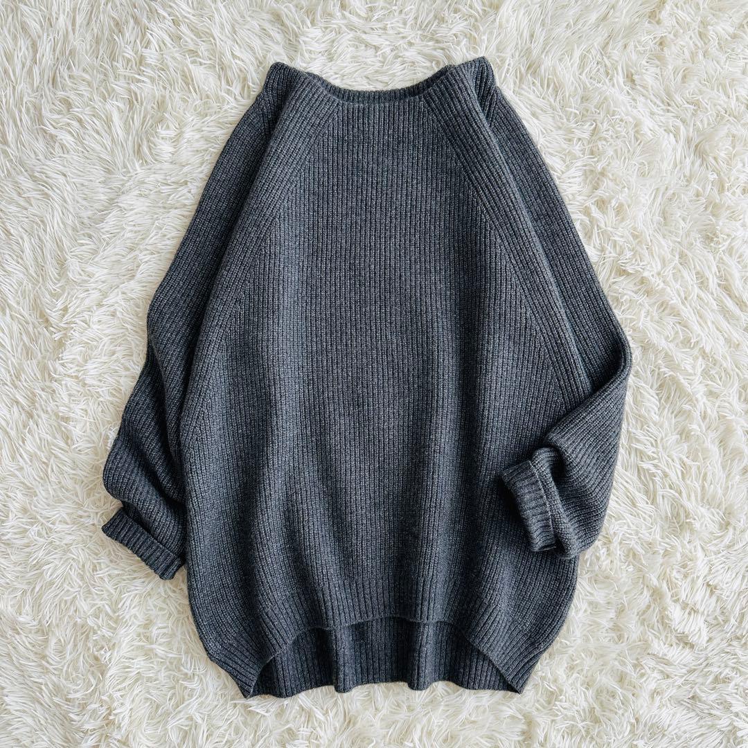 【極美品】ドゥーズィエムクラス カシミヤ混OLBIAアゼプルオーバー