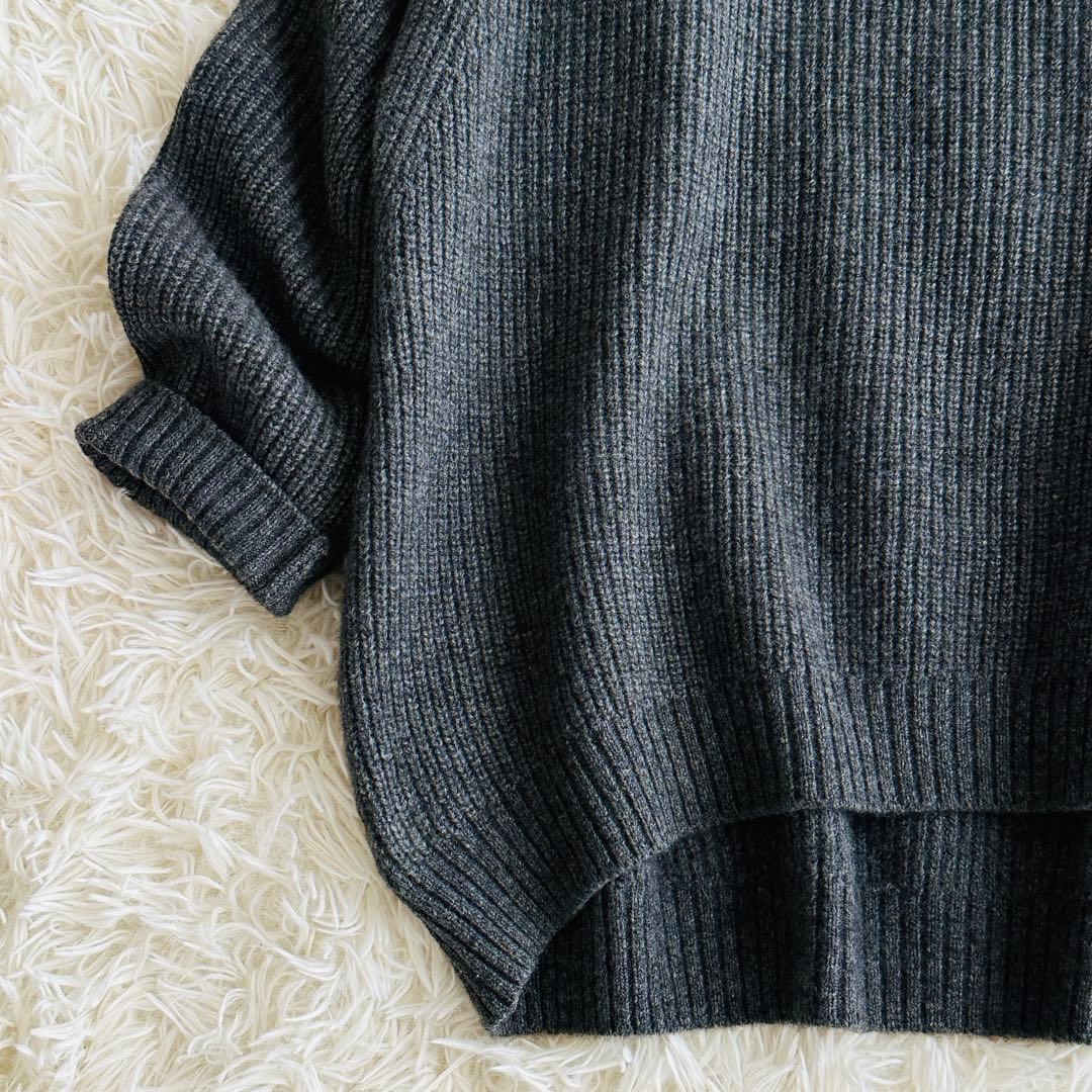 【極美品】ドゥーズィエムクラス カシミヤ混OLBIAアゼプルオーバー