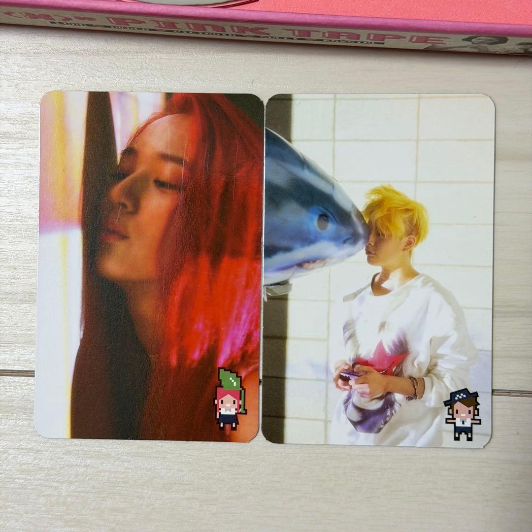 f(x) PINK TAPE クリスタル アンバー トレカ付き