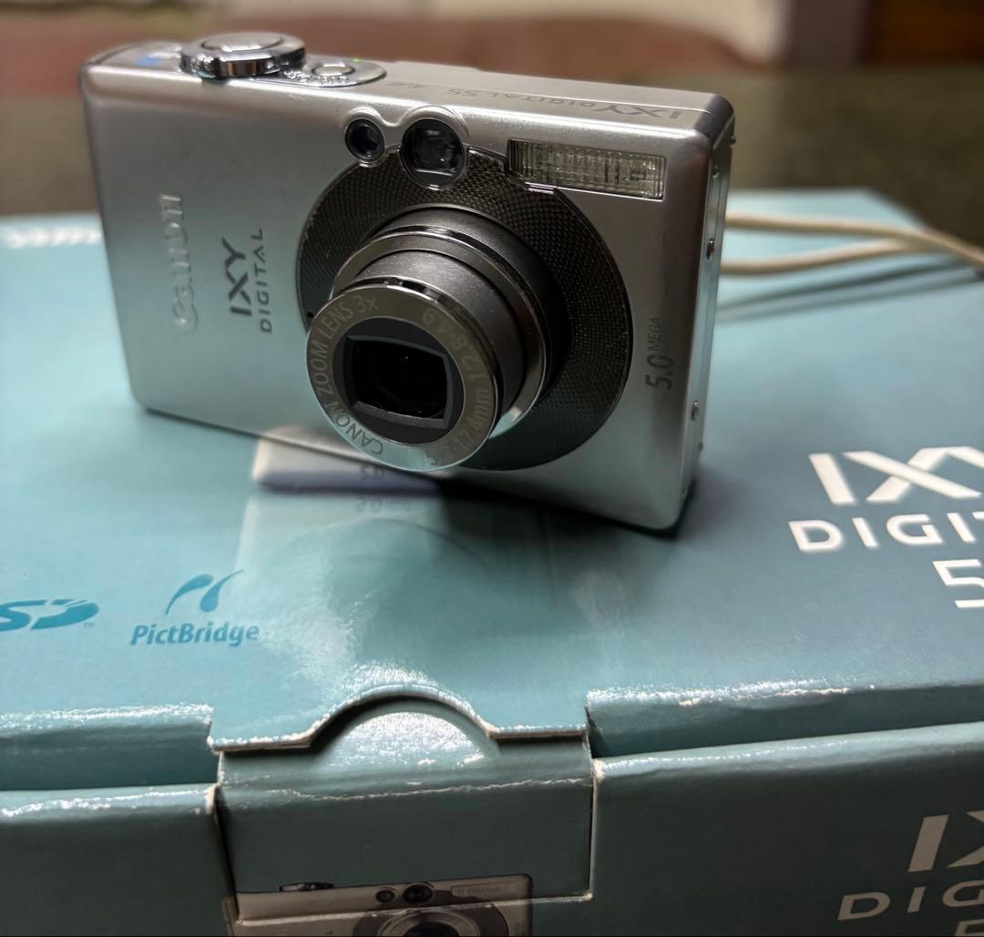 CanonキャノンIXY DIGITALコンパクトカメラ取説・充電器・SDカード