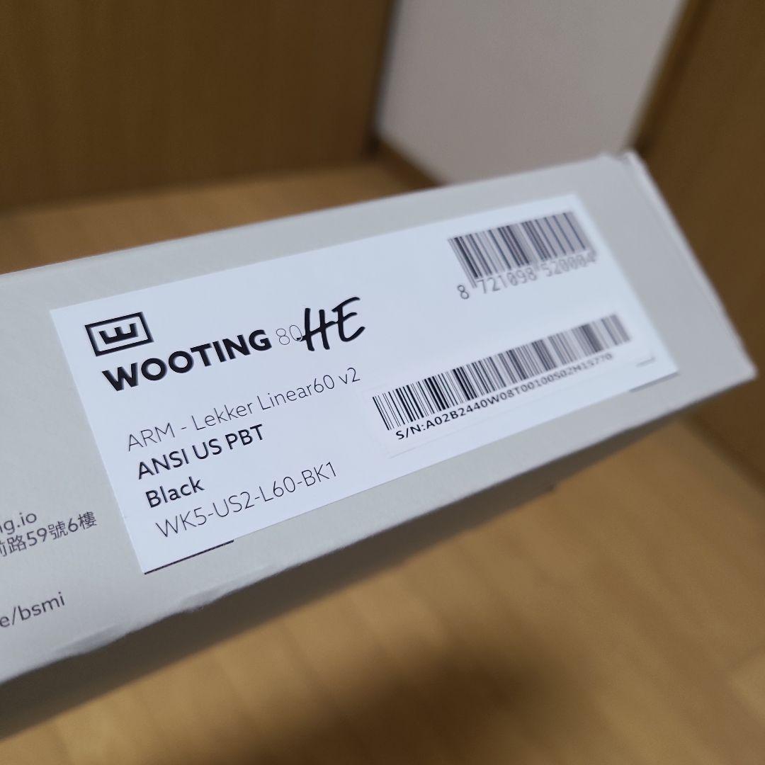 キーボード Wooting 80HE US ANSI