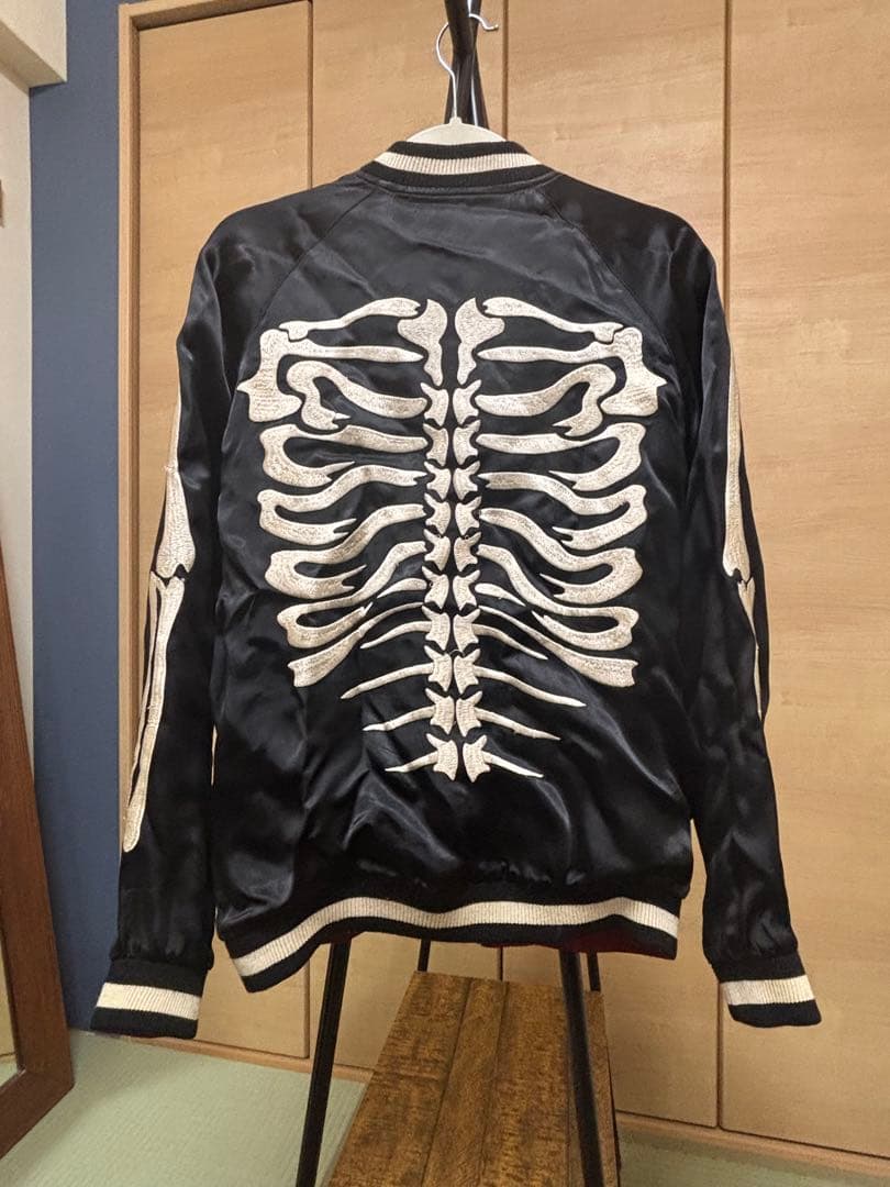 Back Street Crawler　スカジャン　リバーシブル　ボーン