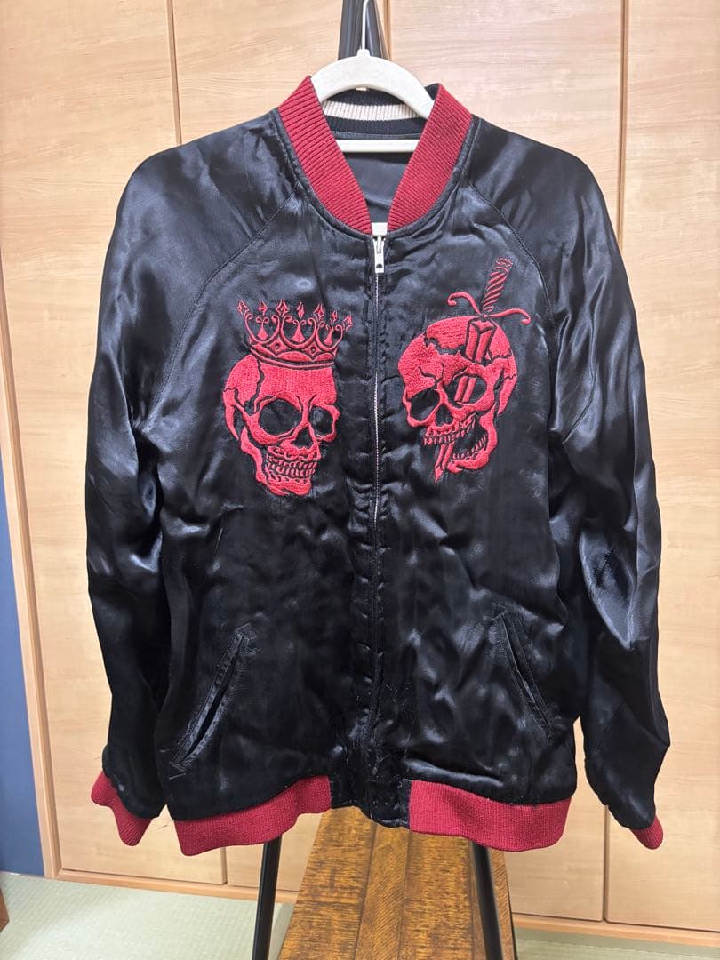 Back Street Crawler　スカジャン　リバーシブル　ボーン