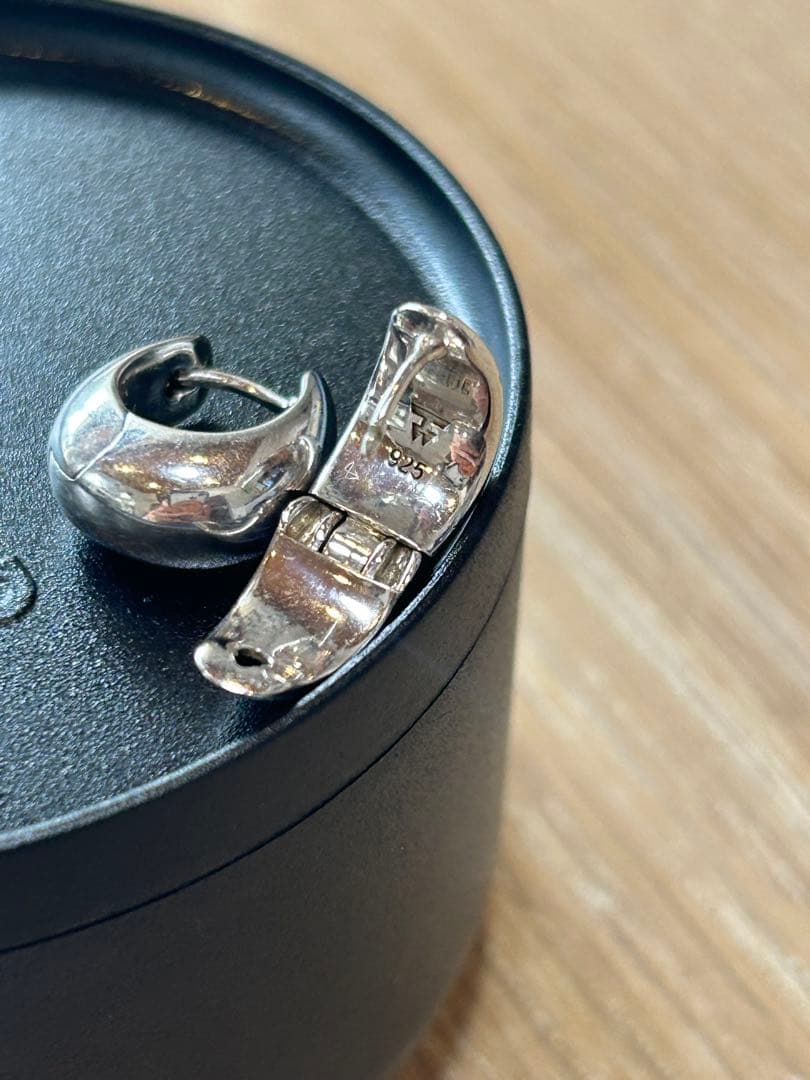 RumioTOM WOOD シルバー925 フープピアス