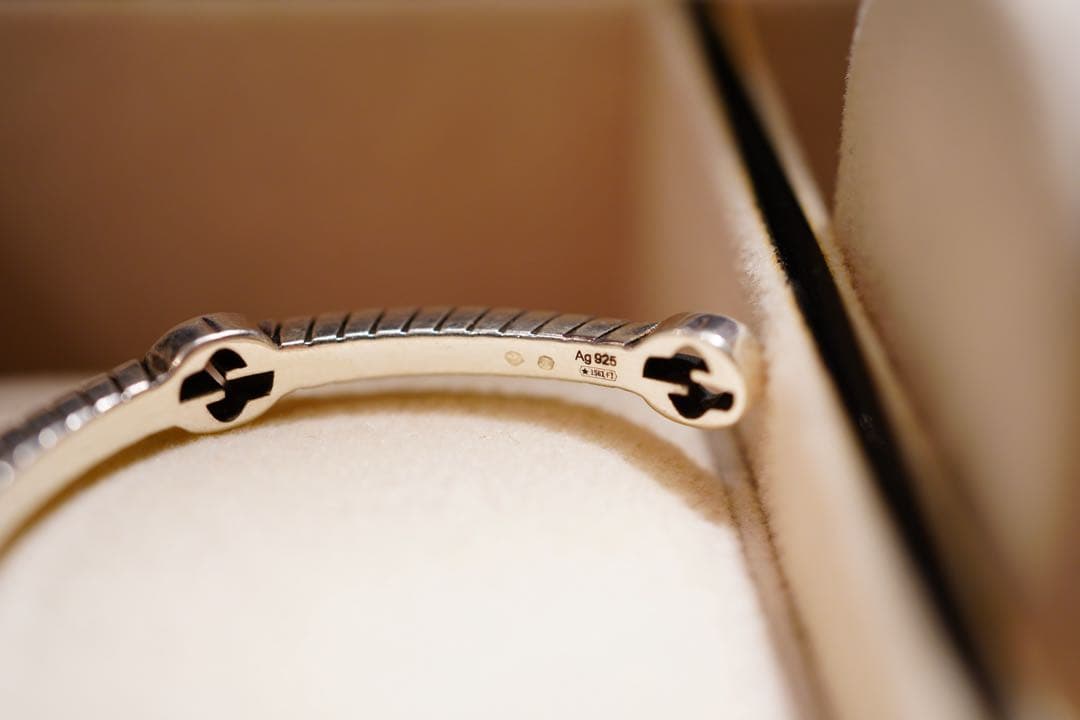 GUCCI グッチ　バングル　GG ブレスレット　メンズ　美品　正規