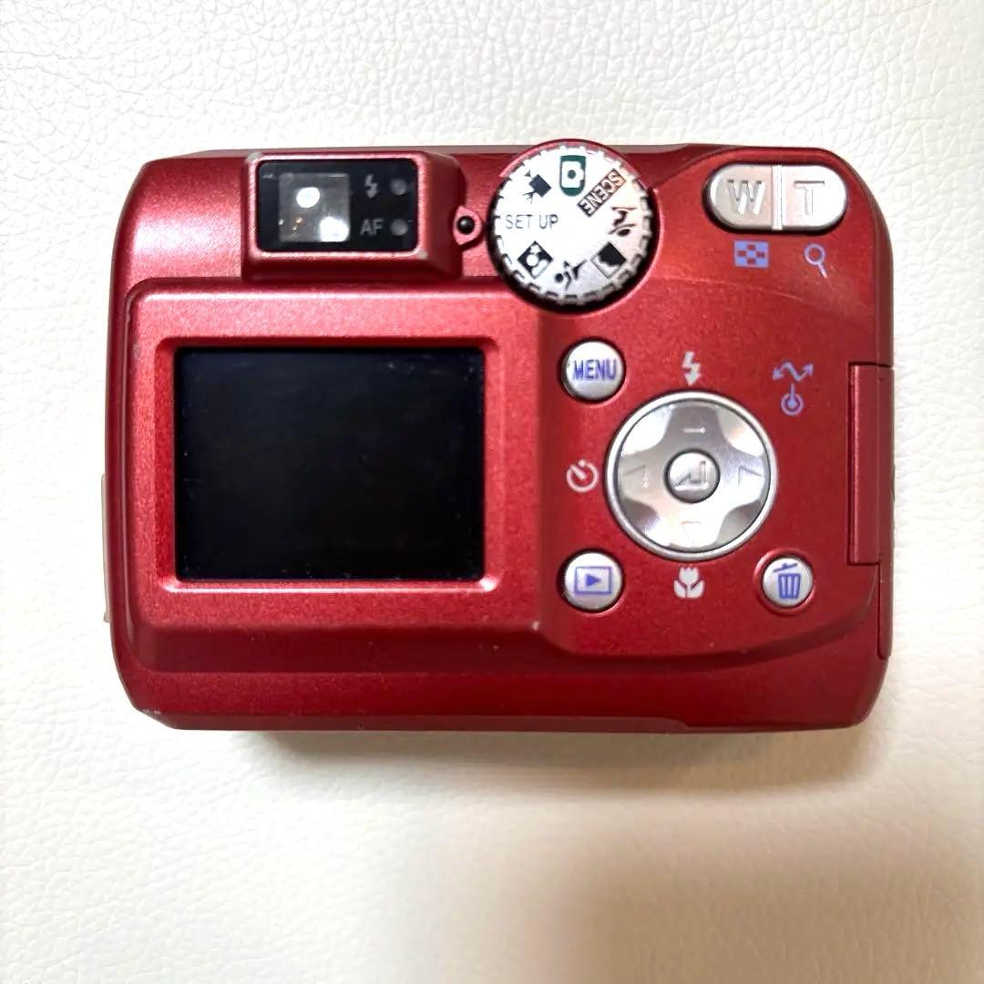【タイムセール】レトロ ニコン デジカメ COOLPIX 3200 レッド