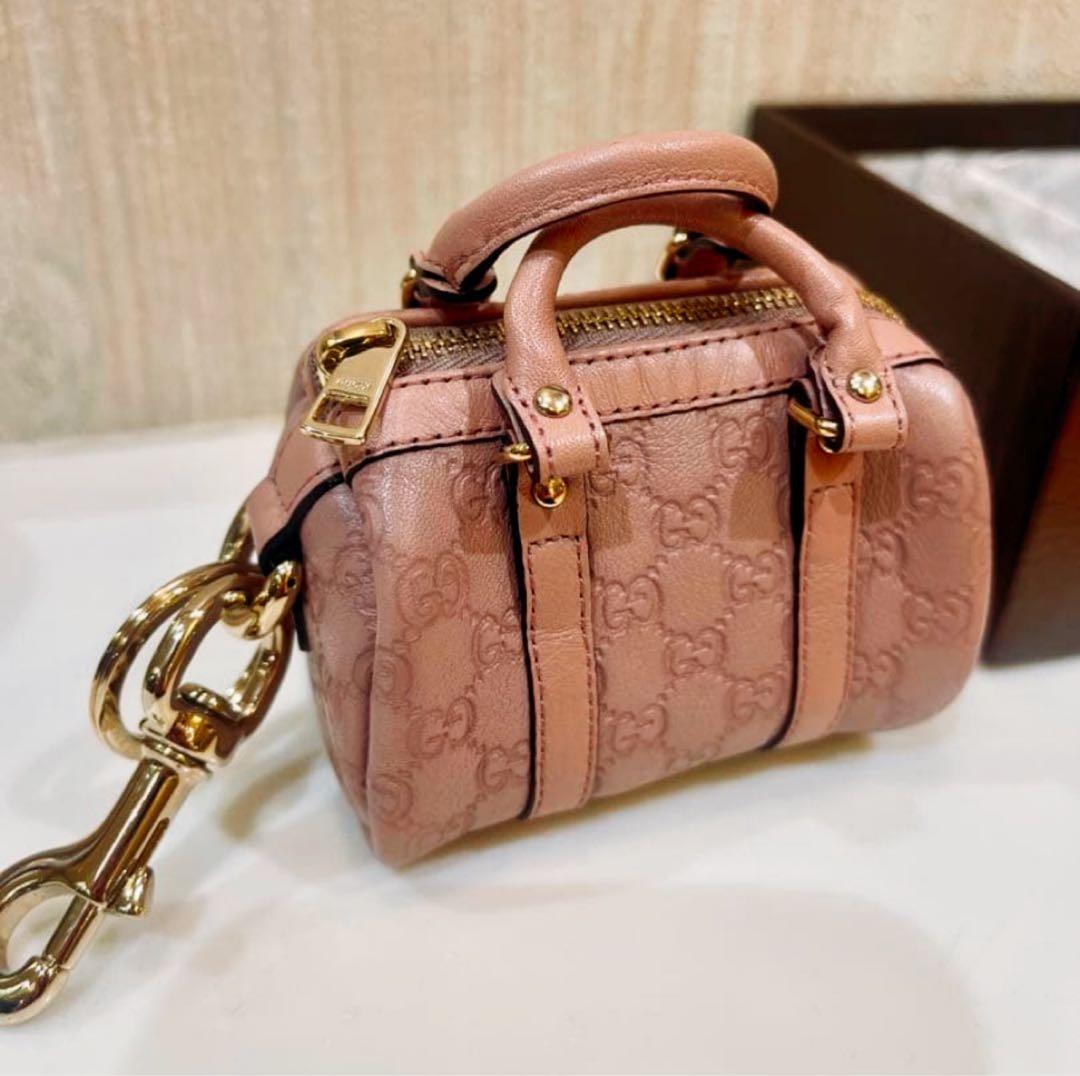 ★GUCCIミニボストンバッグチャーム★新品★