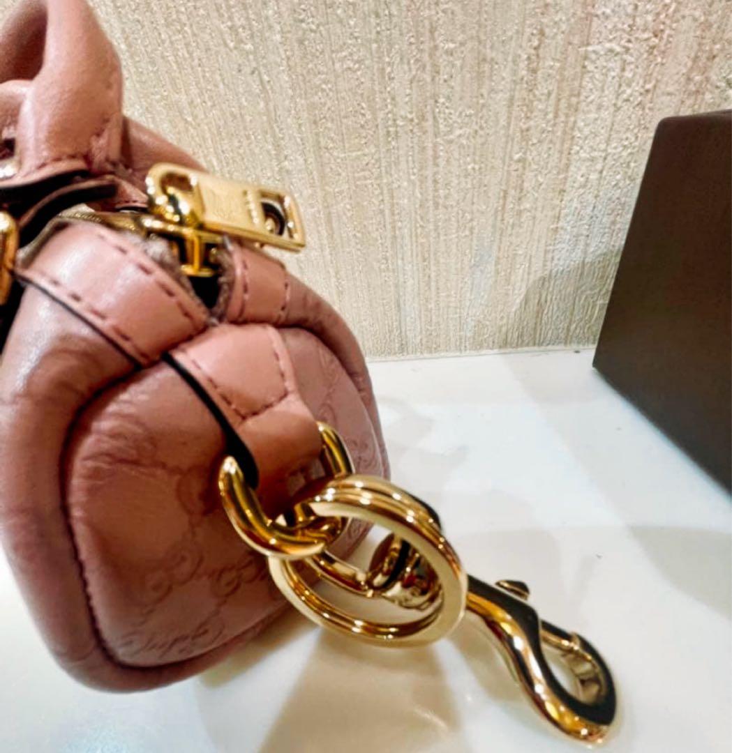 ★GUCCIミニボストンバッグチャーム★新品★