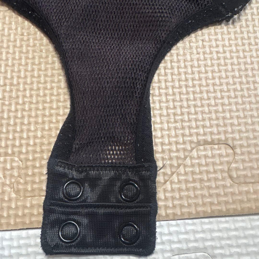 グラントイーワンズ　ララドール　袖なしボディスーツ　ブラック×ホワイト　75M