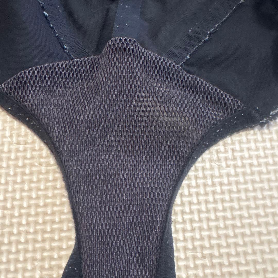 グラントイーワンズ　ララドール　袖なしボディスーツ　ブラック×ホワイト　75M