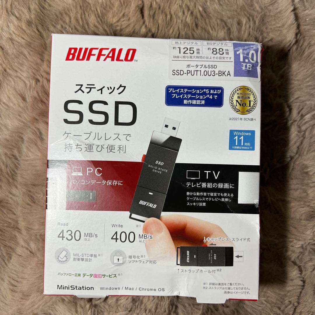 未使用　BUFFALO SSD-PUT1.0U3-BKA