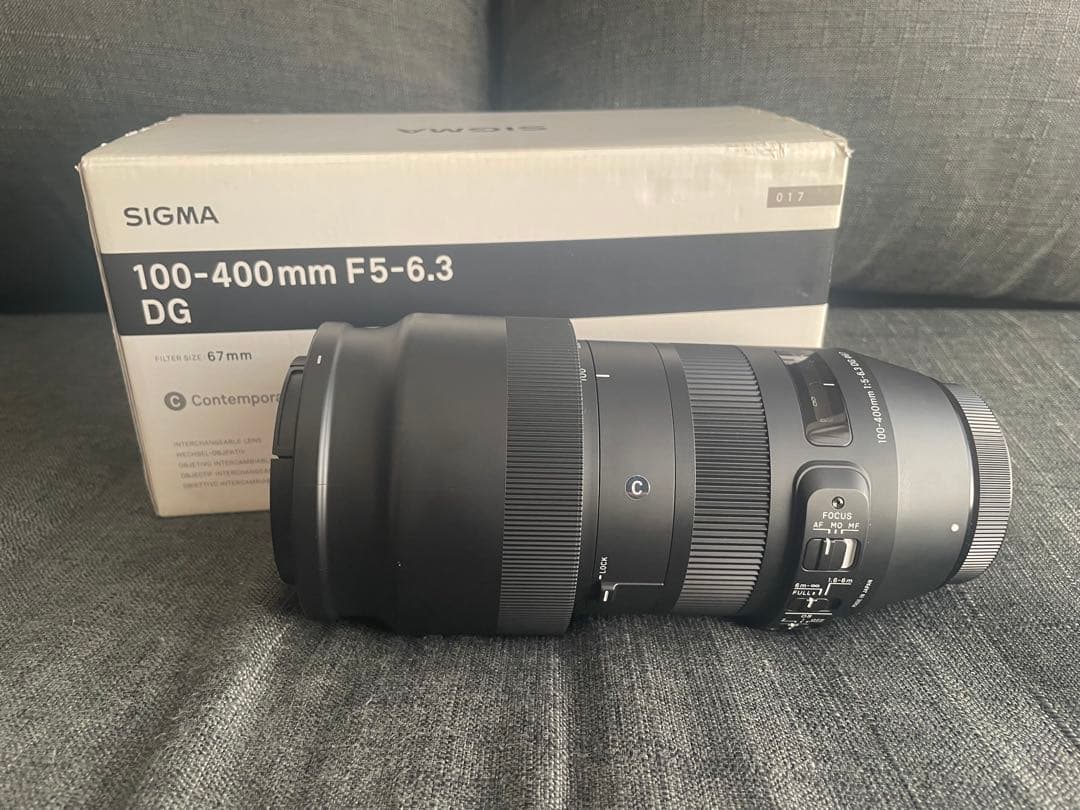 SIGMA 100-400mm F5-6.3 DG キヤノンEFマウント