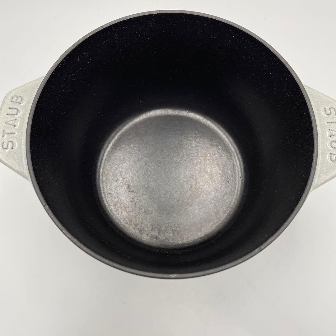 美品　ストウブ ラ・ココット de GOHAN L 20cm グレー系