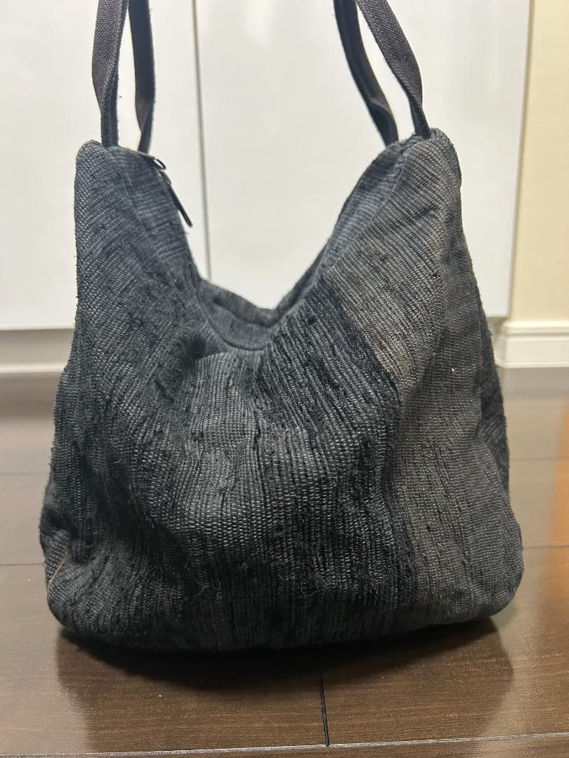 ゆずりは★野崎弘子さんの裂き織りバック