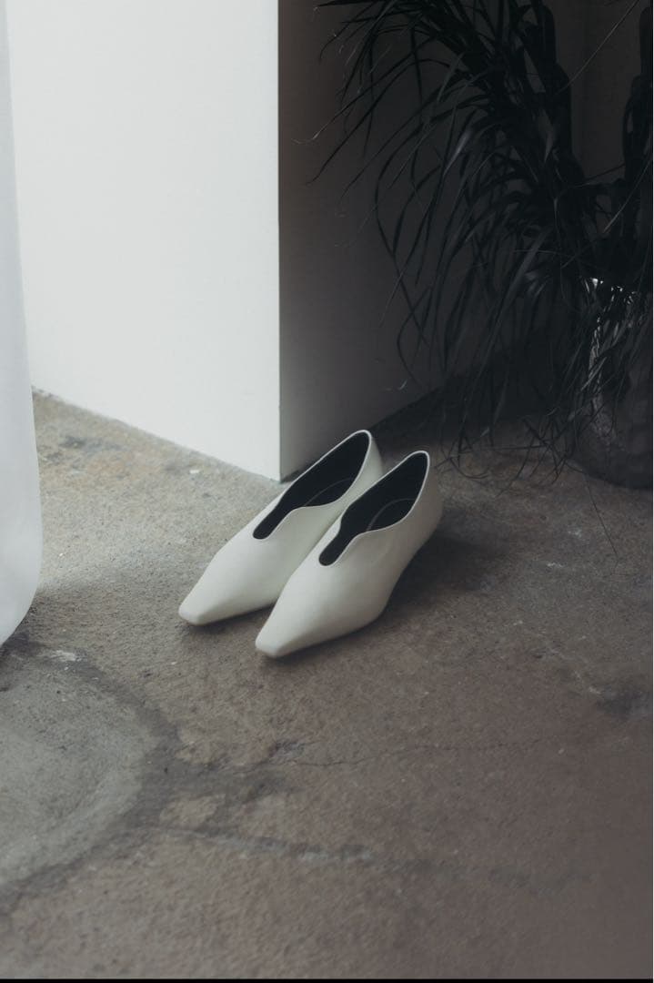 mame kurogouchi ローヒールパンプス