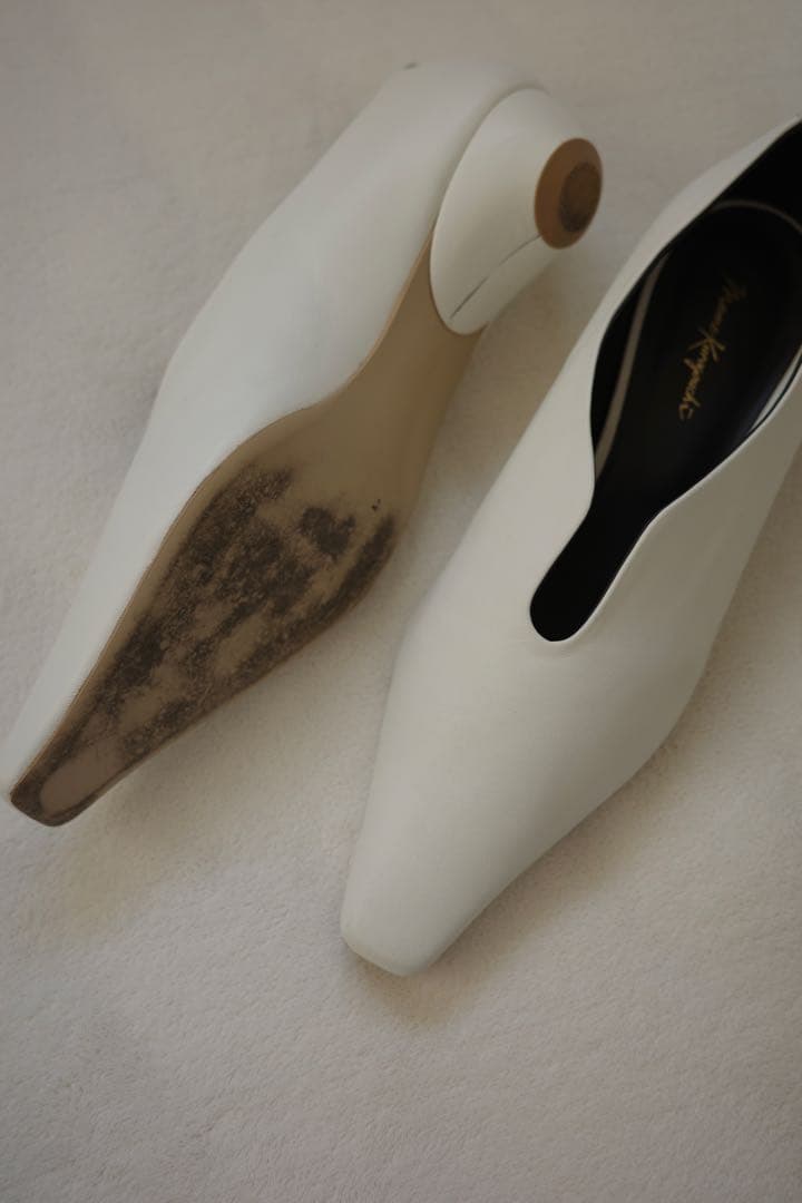 mame kurogouchi ローヒールパンプス