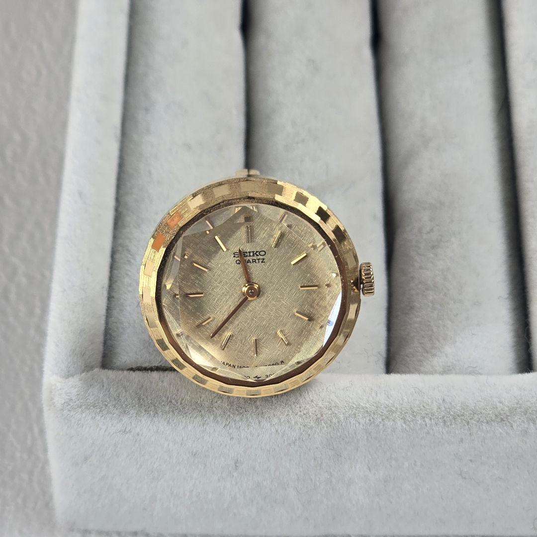 SEIKO RING WATCH セイコーカットガラスクォーツリングウォッチ