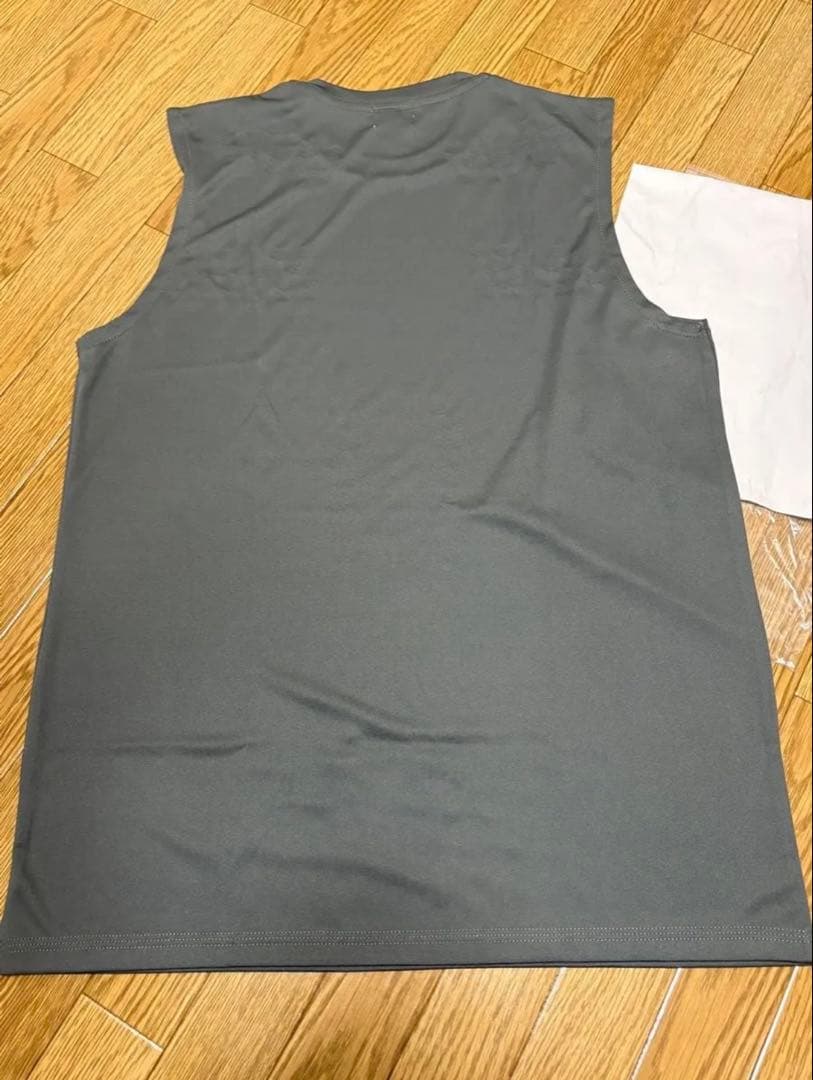 新品未使用 鉱石2倍 リライブプロ仕様 ノースリーブ Lサイズ グレー
