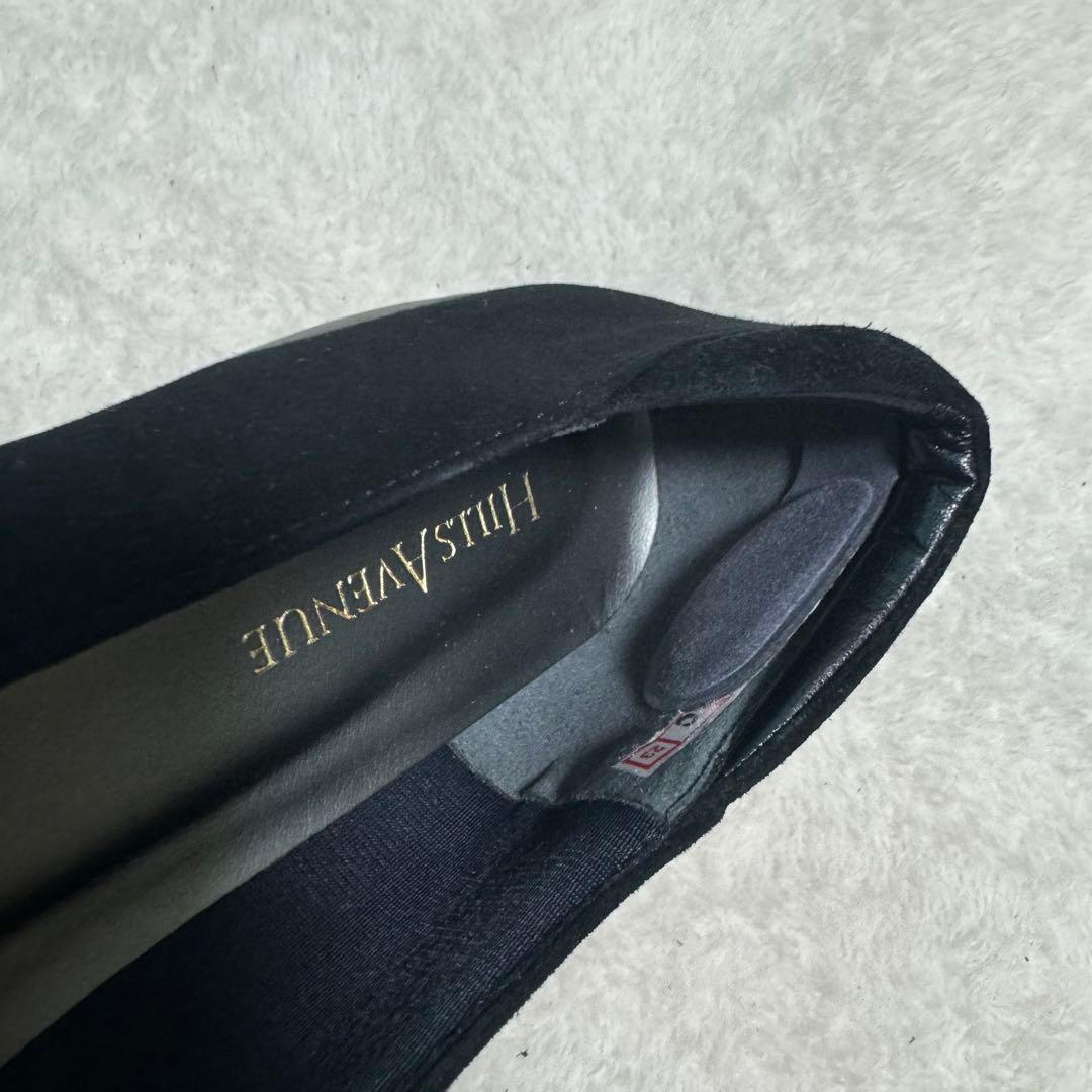 【HILLS AVENUE】美品✨パンプス　23cm フラワー　ウェーブソール