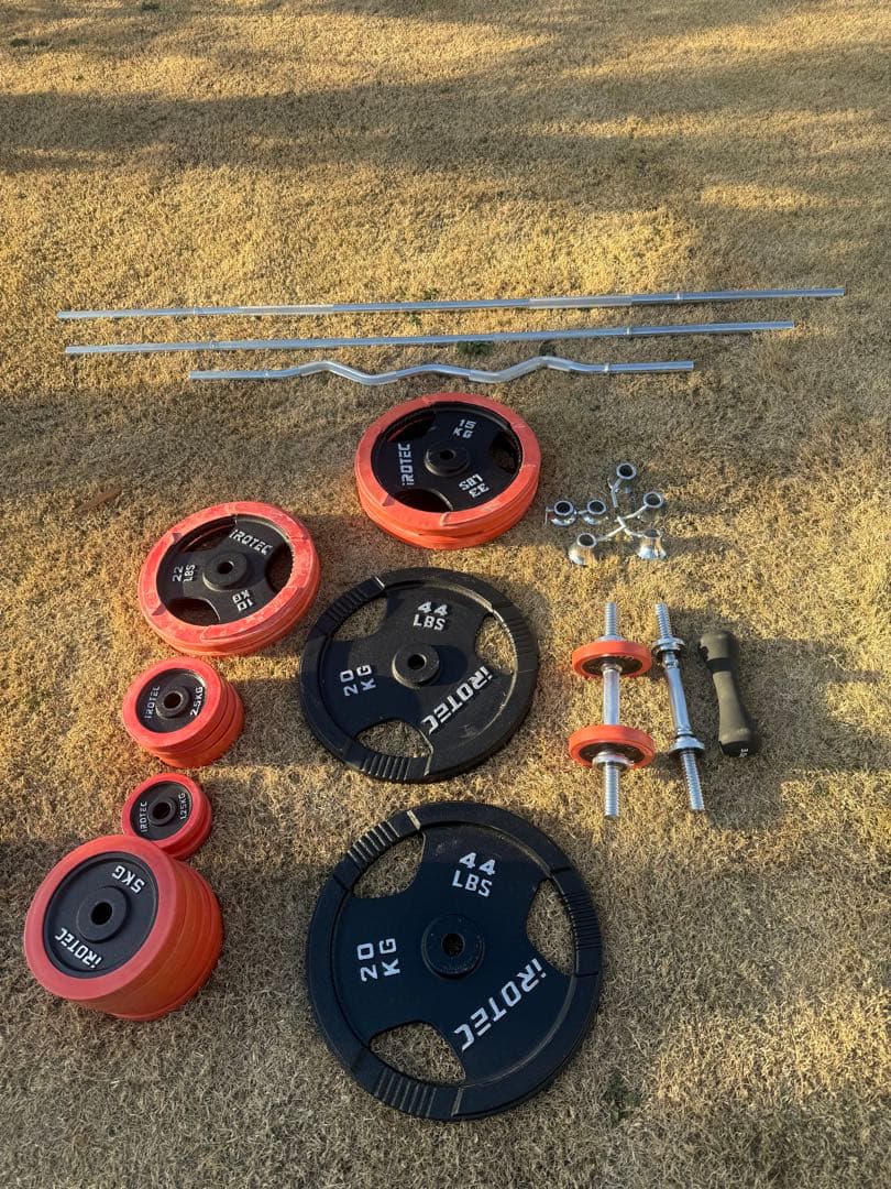 う*ー様 アイロテック　パワーラック　バーベル　ダンベル　まとめて